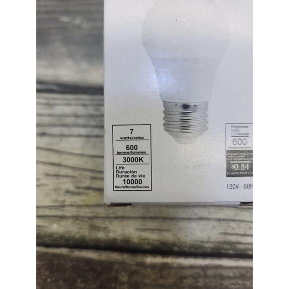 Longstar LED Light Bulb 7W 3000K 600LM 120V 60Hz Warm White Lightbulb Lot of 2 - Picture 8 of 13
